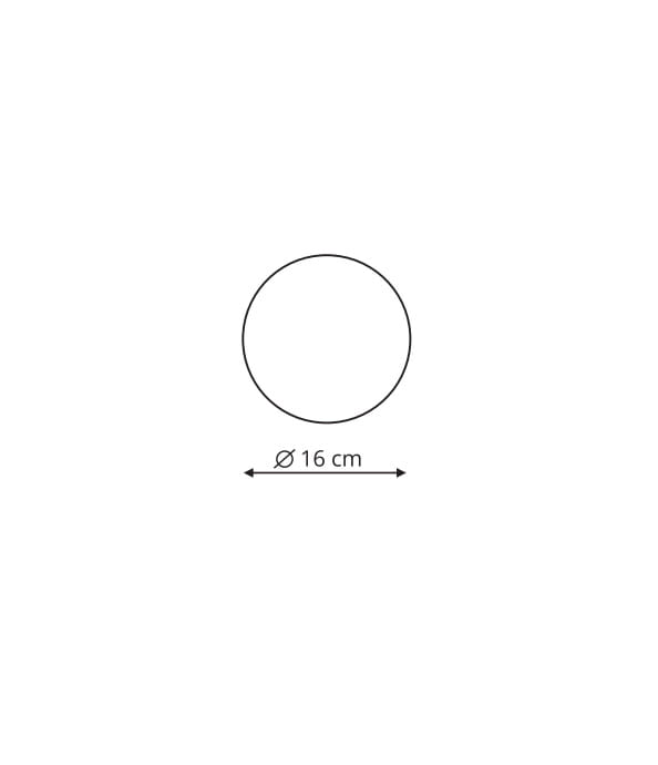 Biały kinkiet LED Platillo D16 o średnicy 16 cm, w formie okrągłej, z jednopunktowym źródłem światła. Prosta, minimalistyczna konstrukcja, idealna do nowoczesnych wnętrz.