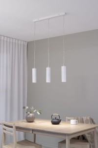 Costilla lampa wisząca 3-punktowa biała 108466