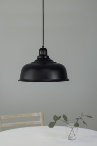 Port D37,5 lampa wisząca 1-punktowa czarna 108426
