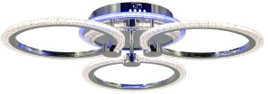 Ring LED lampa sufitowa (z pilotem) 3-punktowa chrom DRS2032/3