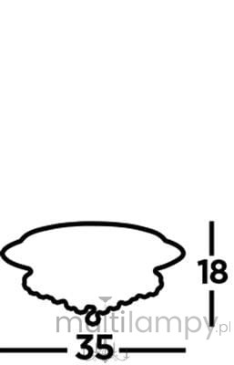 Lampa sufitowa Hanna 4-punktowa w kolorze chromu, okrągła, o średnicy 35 cm i wysokości 18 cm. Prosty, elegancki design, idealna do nowoczesnych wnętrz.