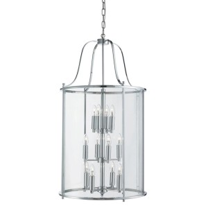 Lantern Grande lampa wisząca 12-punktowa chrom 30612-12CC