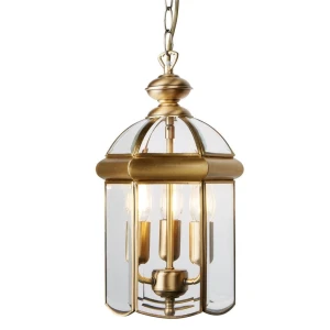 Bevelled Lanterns lampa wisząca 3-punktowa antyczny mosiądz 7133AB