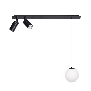 Albio lampa wisząca 3-punktowa  czarna K-4137