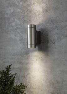 Pipe kinkiet elewacyjny 2-punktowy aluminium 107917
