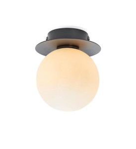Mini IP44 lampa sufitowa 1xG9 czarna/biały 108344