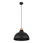 Cap lampa wisząca 1-punktowa czarna 2071