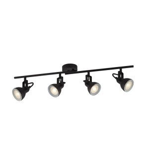 Focus lampa sufitowa (spot) 4-punktowa czarna 1544BK