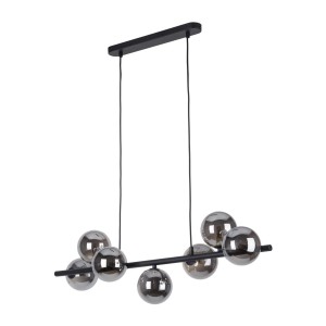 Estera lampa wisząca 7-punktowa czarna 5666
