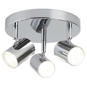 Rollo LED lampa sufitowa (spot) 3-punktowa chrom 3173CC