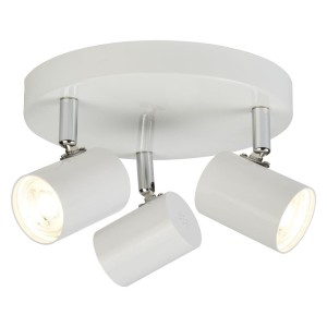 Rollo LED lampa sufitowa (spot) 3-punktowa biała 3173WH