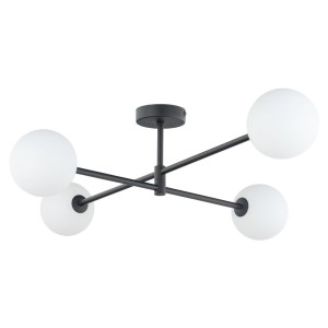 Sarius lampa sufitowa 4-punktowa czarna 4735