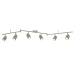 Samson IP44 lampa sufitowa (spot) 6-punktowa satynowe srebro 6606SS