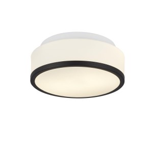 Cheese IP44 plafon 2-punktowy czarny 7039-23BK