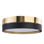 Hilton D60 lampa sufitowa 4-punktowa czarna/złota 4345