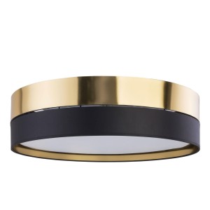 Hilton D60 lampa sufitowa 4-punktowa czarna/złota 4345