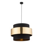 Calisto D50 lampa wisząca 1-punktowa czarna/złota 4376