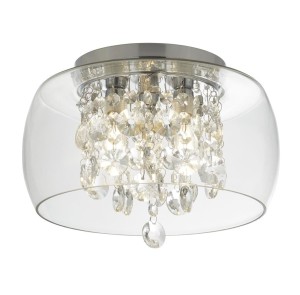 Curva IP44 lampa sufitowa 3-punktowa chrom 1773CC
