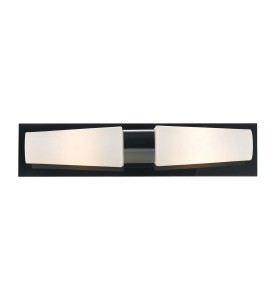 Brastad kinkiet 2-punktowy czarny/biały  IP44 107616