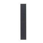 Kinkiet Navi 2-punktowy w kolorze czarnym, prostokątny, matowy, zamontowany pionowo. Produkt bez widocznych napisów lub logo, prezentujący minimalistyczny design, idealny do nowoczesnych wnętrz.