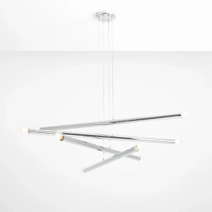 Tubo lampa wisząca 8-punktowa chrom 1072P4