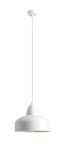 Lampa wisząca Como White, 1-punktowa, w kolorze białym. Posiada okrągły klosz z gładkiej, matowej powierzchni. Zawieszona na cienkim, białym przewodzie, z mocowaniem sufitowym. Prosta forma, idealna do nowoczesnych wnętrz.