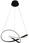 Cappio LED lampa wisząca 1-punktowa czarna ML6771