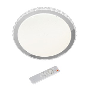 Layla plafon z pilotem 1xLED D40/33W chrom ML4221