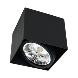 Plaza lampa sufitowa 1-punktowa czarna ML4744