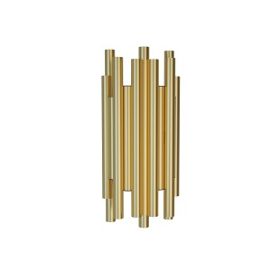 Organic LED kinkiet 8-punktowy złoty szczotkowany W0311D