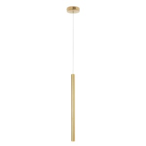 Organic LED lampa wisząca 1-punktowa złota szczotkowana P0459