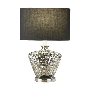 Network lampa stołowa 1-punktowa chrom/czarna EU4552CC