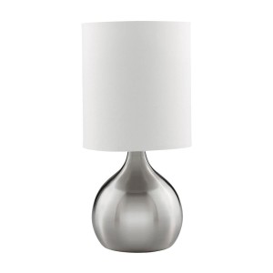 Touch lampa stołowa 1-punktowa satynowe srebro/biała EU3923SS