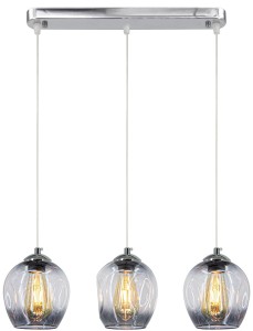 Atena lampa wisząca 3-punktowa chrom 8182/3 8C BL