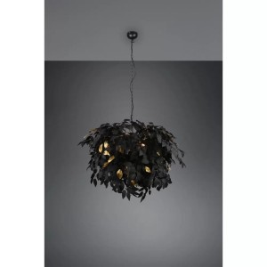 Leavy lampa wisząca 4-punktowa czarna R10464032