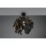 Leavy lampa sufitowa 1-punktowa czarna R60461032