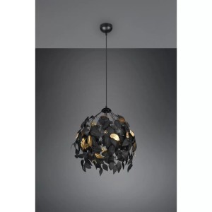 Leavy lampa wisząca 1-punktowa czarna R10461932
