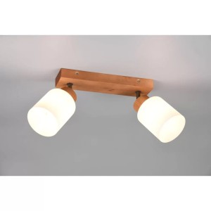 Assam lampa sufitowa (spot) 2-punktowa drewno R81112030