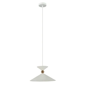 Quelto lampa wisząca 1-punktowa biały PND-84432-1-WH