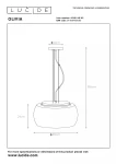 Lampa wisząca Olivia D40 w kolorze czarnym, 3-punktowa. Okrągła podstawa o średnicy 40 cm i wysokości 21 cm, z prostym, wąskim zawieszeniem o długości 156 cm. Elegancki design z minimalistycznymi detalami.