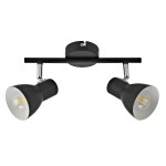 Riado lampa sufitowa (spot) 2-punktowa czarna SPL-3422-2-BL