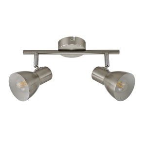Riado lampa sufitowa (spot) 2-punktowa nikiel satyna SPL-3422-2-SN