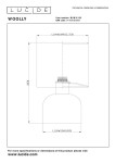 Zielona lampa stołowa Woolly z okrągłą podstawą i kwadratowym kloszem. Wymiary: wysokość 28 cm, szerokość 16 cm. Prosta forma, wykonana z materiałów wysokiej jakości, idealna do nowoczesnych wnętrz.