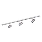 Zestaw szynowy 1m Marvi TR Jazz nikiel satyna 3xGU10
