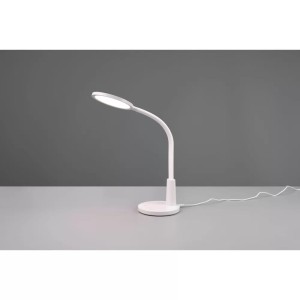 Sally LED lampa biurkowa 1-punktowa biała R52671101