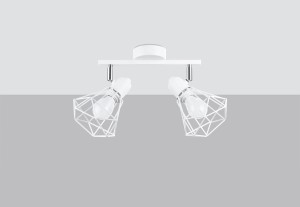 Artemis lampa sufitowa (spot) 2-punktowa biała SL.1103