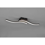 Route LED lampa sufitowa 2-punktowa czarna/jasne drewno R62472135