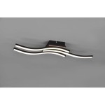 Route LED lampa sufitowa 3-punktowa czarna/jasne drewno R62473135