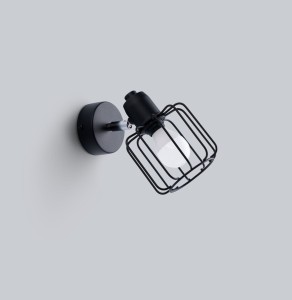 Beluci kinkiet (spot) 1-punktowy czarny SL.1114