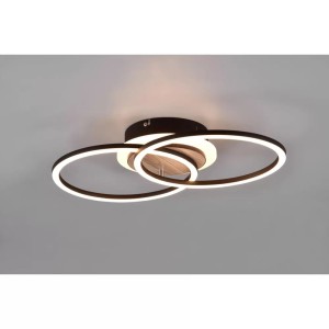 Giro LED lampa sufitowa 3-punktowa (z pilotem) czarna R62783635